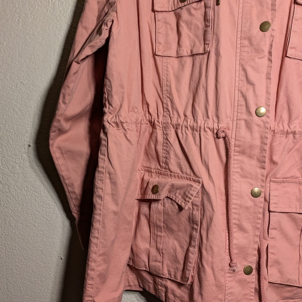 41 Hawthorn Women's Pink Hooded Jacketsizr 2x - Picture 3 of 8